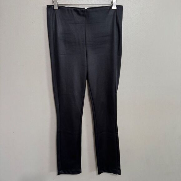 Rag & Bone black shiny skinny pants size 10 - Picture 1 of 6